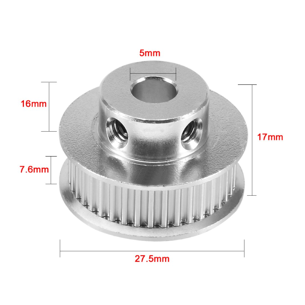 GT2 40 Teeth 5mm Bore